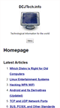 Mobile Screenshot of dcjtech.info